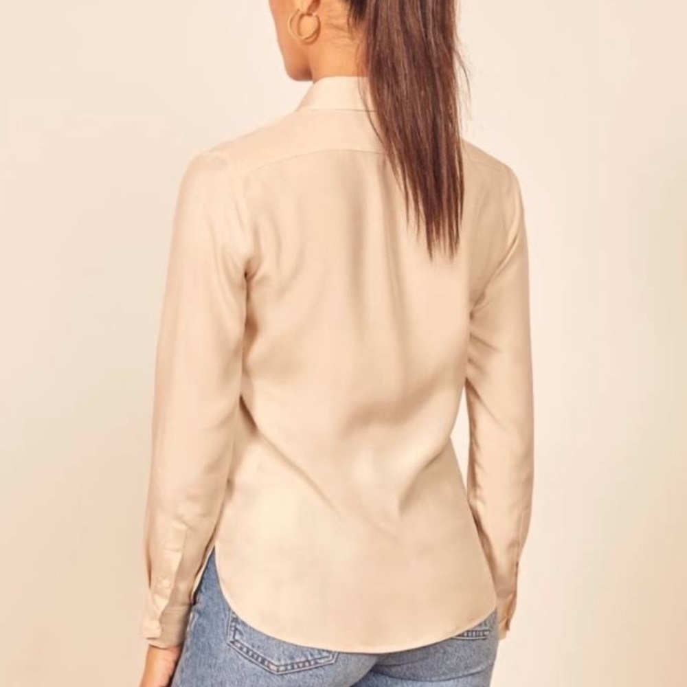 Reformation Anne Button Down Blouse - image 3